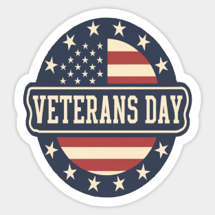 Happy Veterans Day Sticker